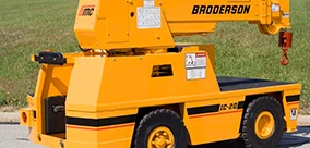 Right-side rear angle of a Broderson IC-20