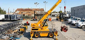 IC-280 Carry Deck Crane delivering reliable lifting power for industrial service and repair work.