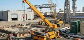 Engineered for versatility the Broderson IC-80 carry deck crane delivers reliable performance in both plant maintenance and outdoor construction.