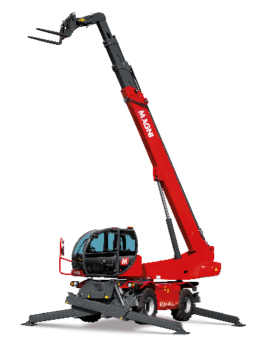Magni RTH 6.26 Rotating Telehandler operating on jobsite