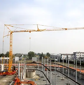 Potain Igo T 85 A coverage that keeps lifts steady across the whole site.