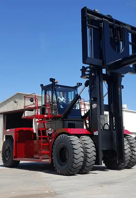 Taylor X925 Forklift operating on jobsite
