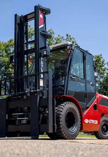 Taylor GT120 forklift at the construction site