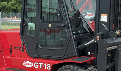 Taylor GT180 forklift Isolation Mounted Open Operator Base with Overhead Guard