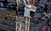 Terex Hammerhead Tower Crane operating on jobsite